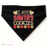 I Ate Santa's Cookie USA-Made Doggie Bandana thumb 0