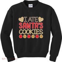 I Ate Santa's Cookie Kids Sweatshirt thumb 0