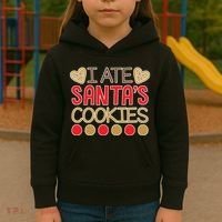 I Ate Santa's Cookie Kids Hoodie thumb 3