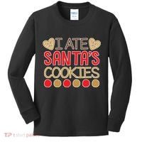 I Ate Santa's Cookie Kids Long Sleeve Shirt thumb 0