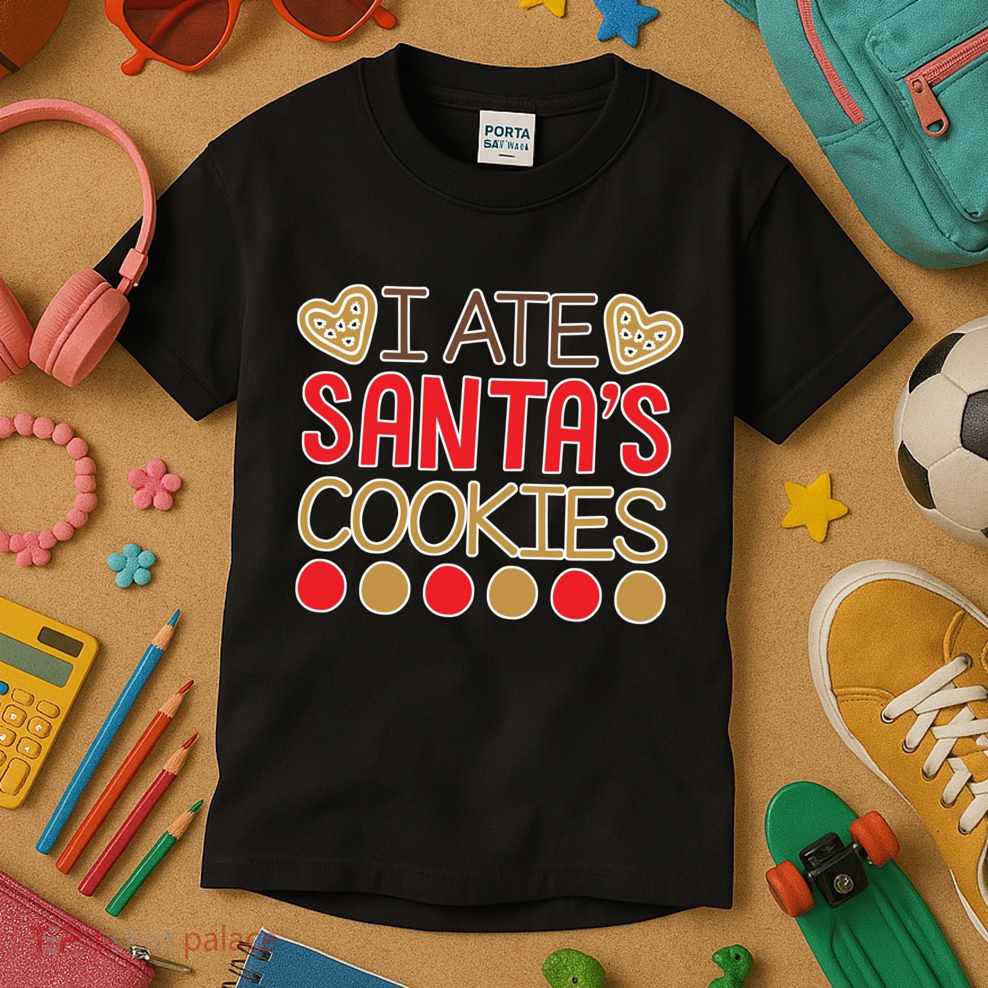 I Ate Santa's Cookie Kids T-Shirt