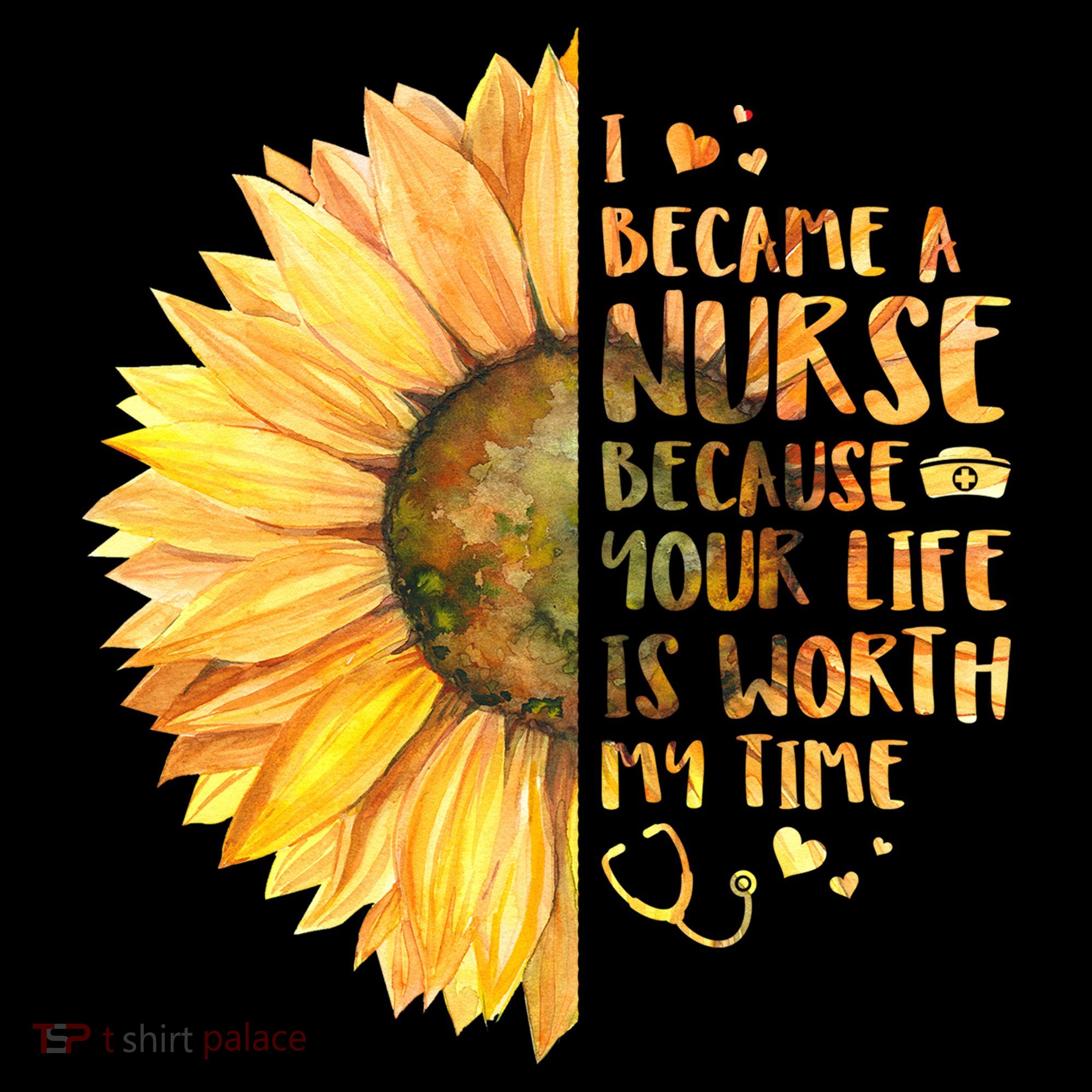 I Became A Nurse Because Your life Is Worth My Time Coffee Mug