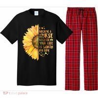 I Became A Nurse Because Your life Is Worth My Time Pajama Set thumb 0