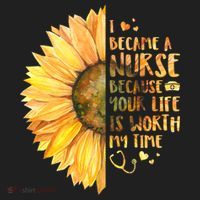 I Became A Nurse Because Your life Is Worth My Time Golf Towel thumb 3