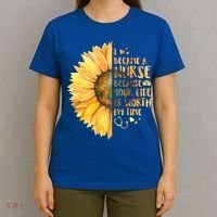 I Became A Nurse Because Your life Is Worth My Time T-Shirt thumb 4