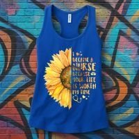 I Became A Nurse Because Your life Is Worth My Time Women's Tank Top thumb 3