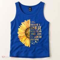 I Became A Nurse Because Your life Is Worth My Time Tank Top thumb 2