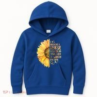 I Became A Nurse Because Your life Is Worth My Time Kids Hoodie thumb 0
