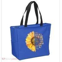 I Became A Nurse Because Your life Is Worth My Time Tote Bag thumb 2