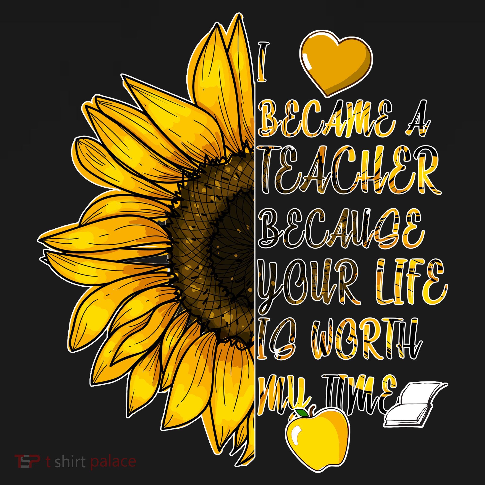 I Became A Teacher Because Your Life Is Worth My Time Tank Top