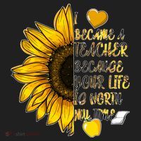 I Became A Teacher Because Your Life Is Worth My Time Golf Towel thumb 3