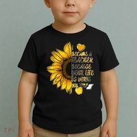 I Became A Teacher Because Your Life Is Worth My Time Toddler T-Shirt thumb 2