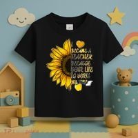 I Became A Teacher Because Your Life Is Worth My Time Toddler T-Shirt thumb 3