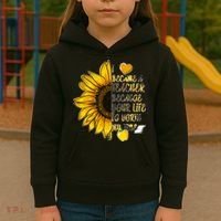I Became A Teacher Because Your Life Is Worth My Time Kids Hoodie thumb 3