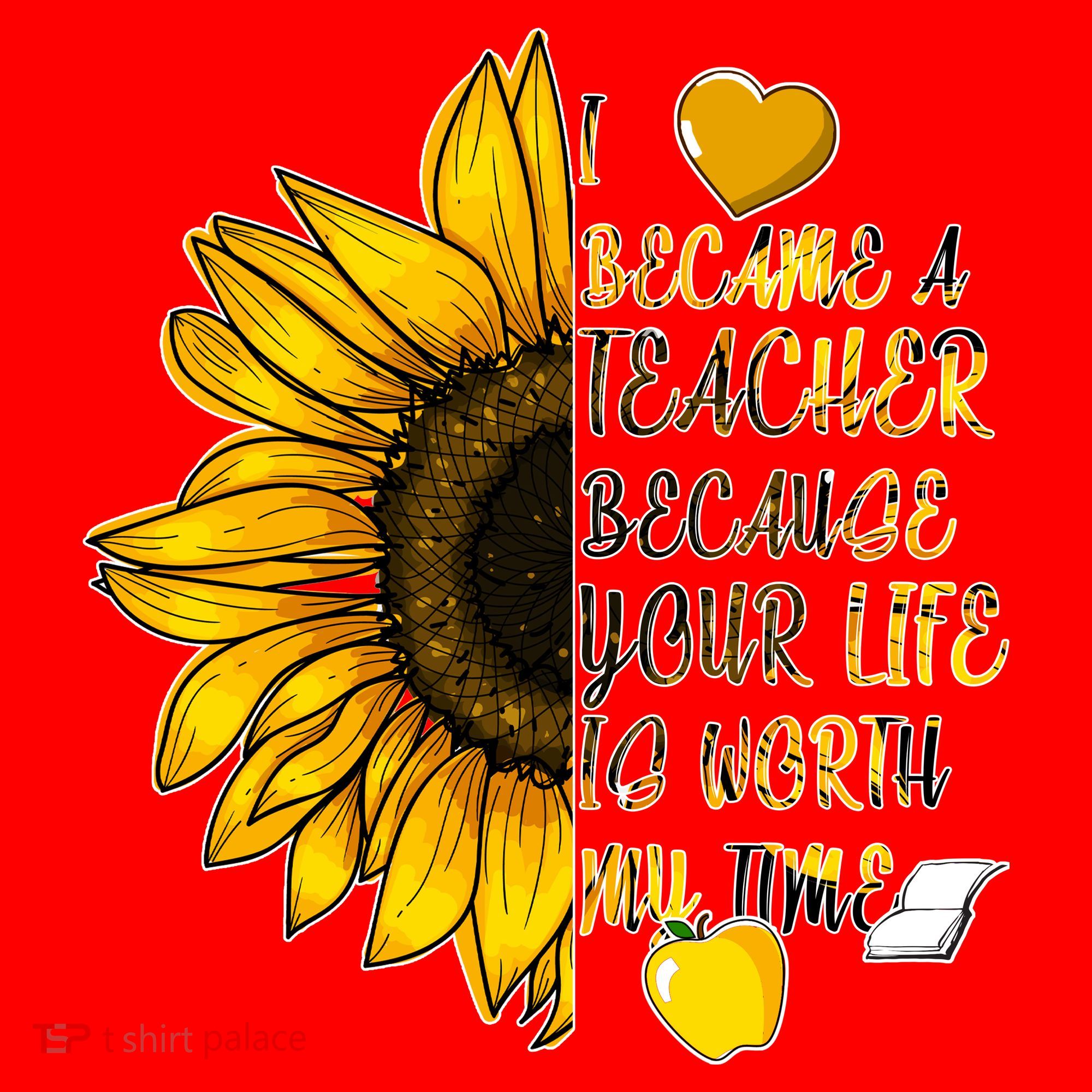 I Became A Teacher Because Your Life Is Worth My Time Santa Hat