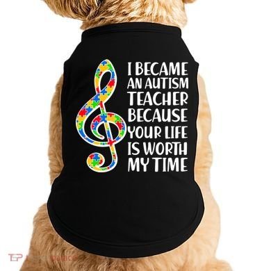I Became An Autism Teacher For You Doggie Tank