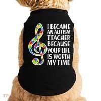 I Became An Autism Teacher For You Doggie Tank thumb 0
