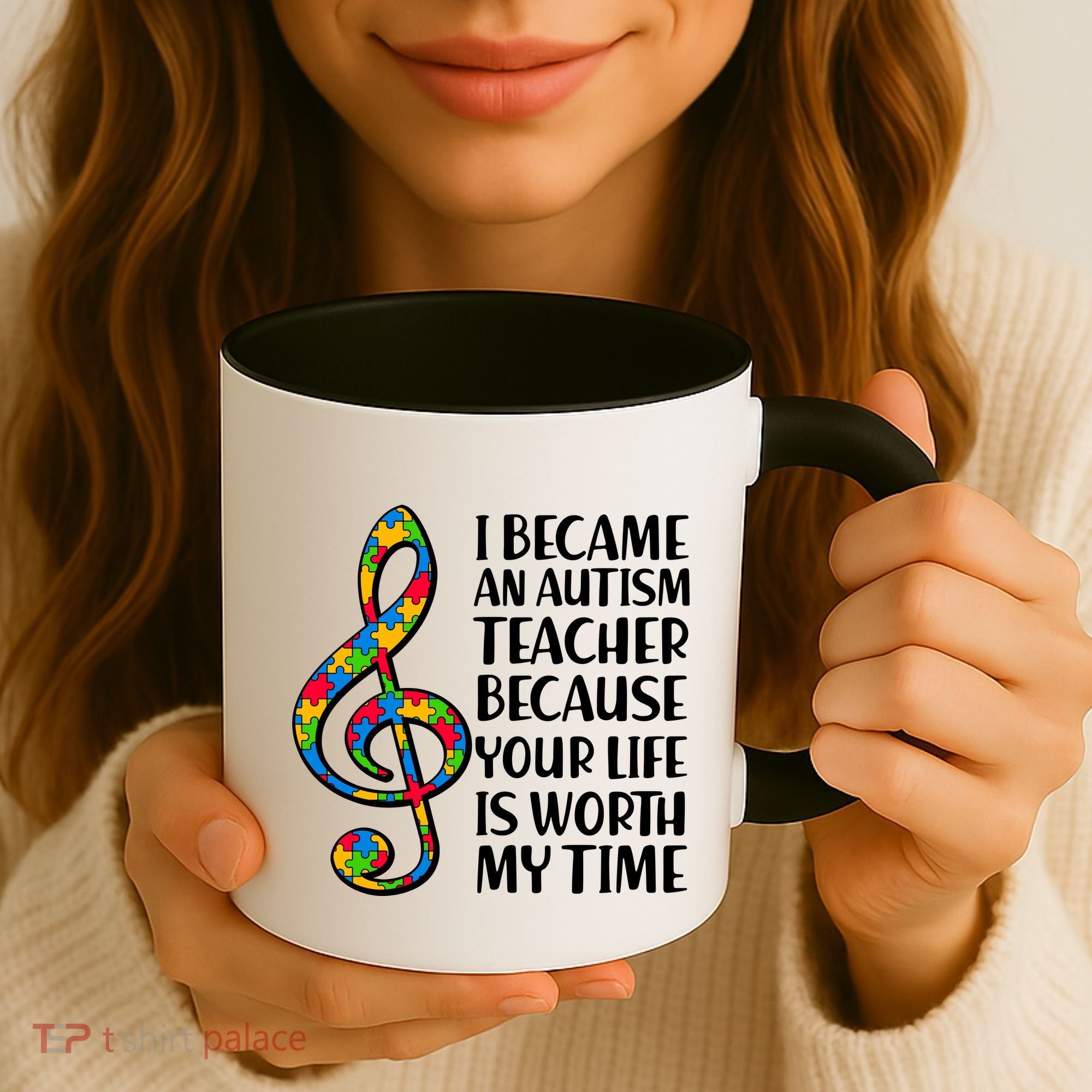 I Became An Autism Teacher For You Coffee Mug