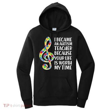 I Became An Autism Teacher For You Women's Hoodie