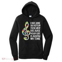 I Became An Autism Teacher For You Women's Hoodie thumb 0