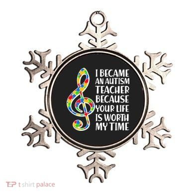 I Became An Autism Teacher For You Ornament