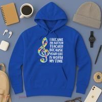 I Became An Autism Teacher For You Hoodie thumb 3
