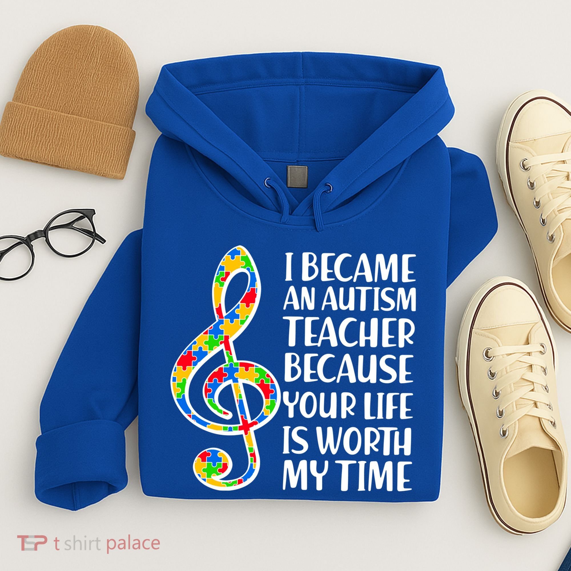I Became An Autism Teacher For You Hoodie