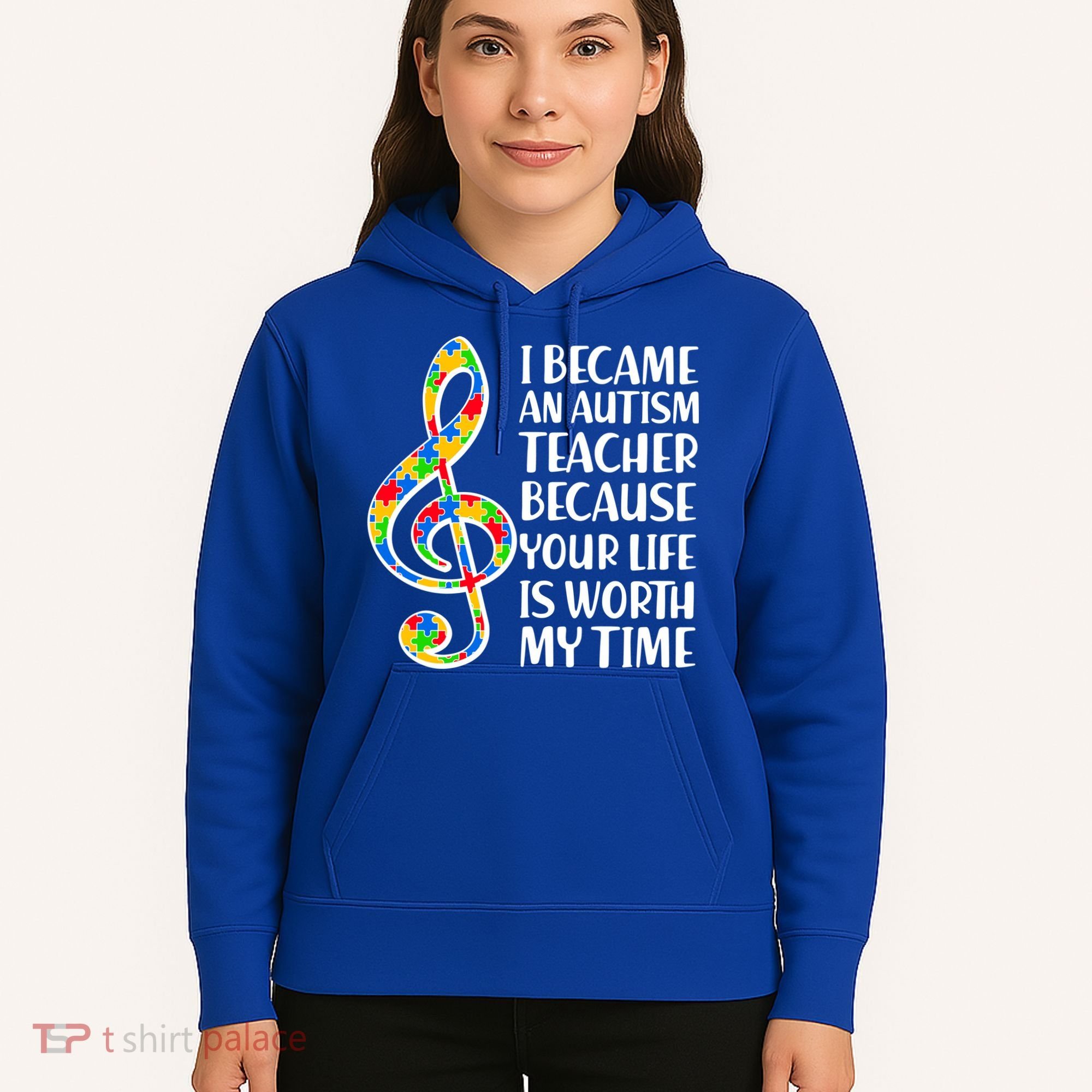 I Became An Autism Teacher For You Hoodie