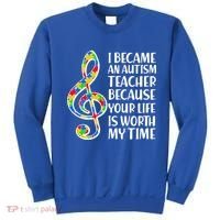 I Became An Autism Teacher For You Sweatshirt thumb 0
