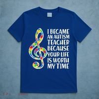 I Became An Autism Teacher For You T-Shirt thumb 5