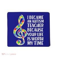 I Became An Autism Teacher For You Mousepad thumb 0