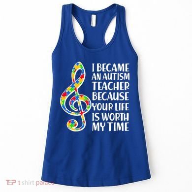 I Became An Autism Teacher For You Women's Tank Top