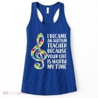 I Became An Autism Teacher For You Women's Tank Top thumb 0