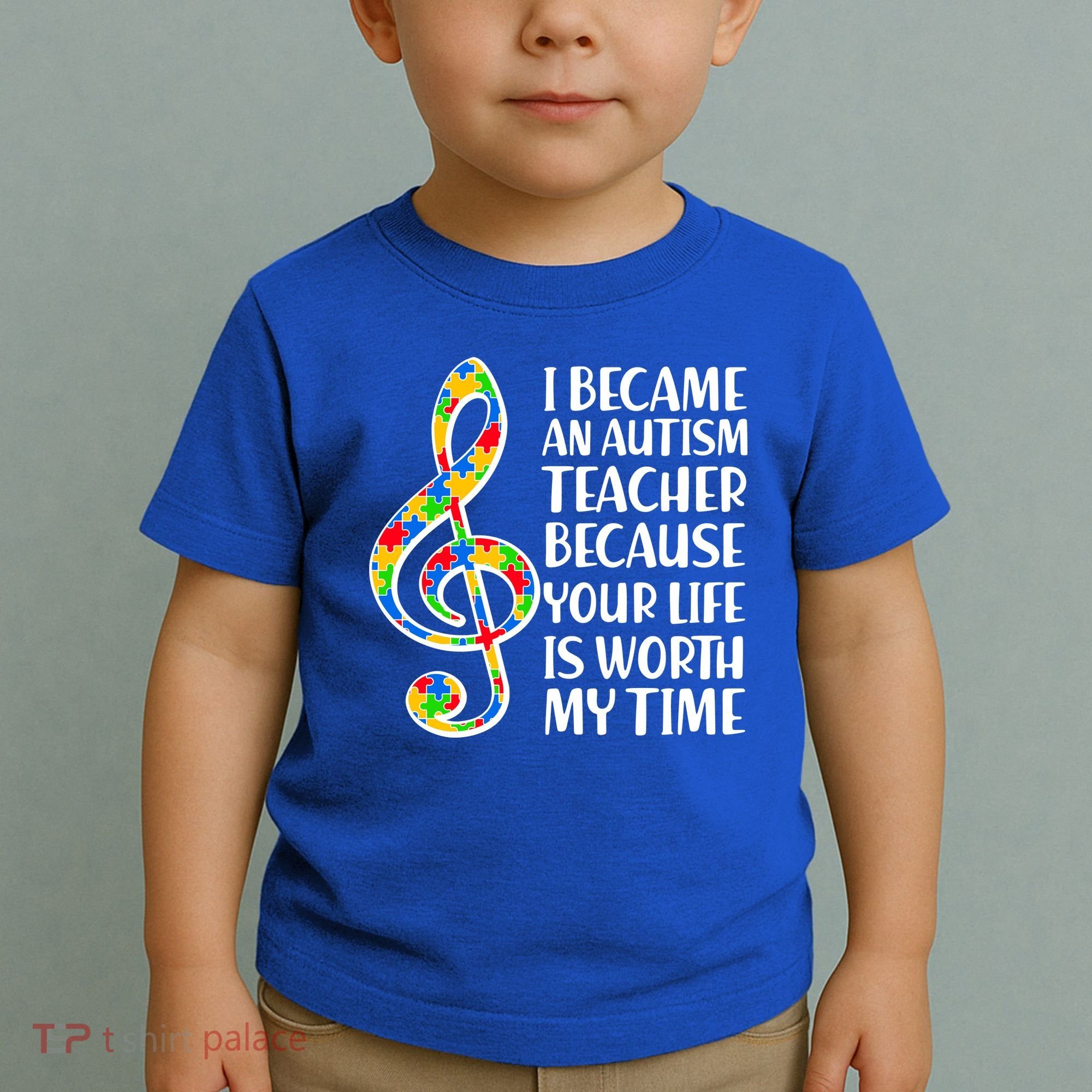 I Became An Autism Teacher For You Toddler T-Shirt