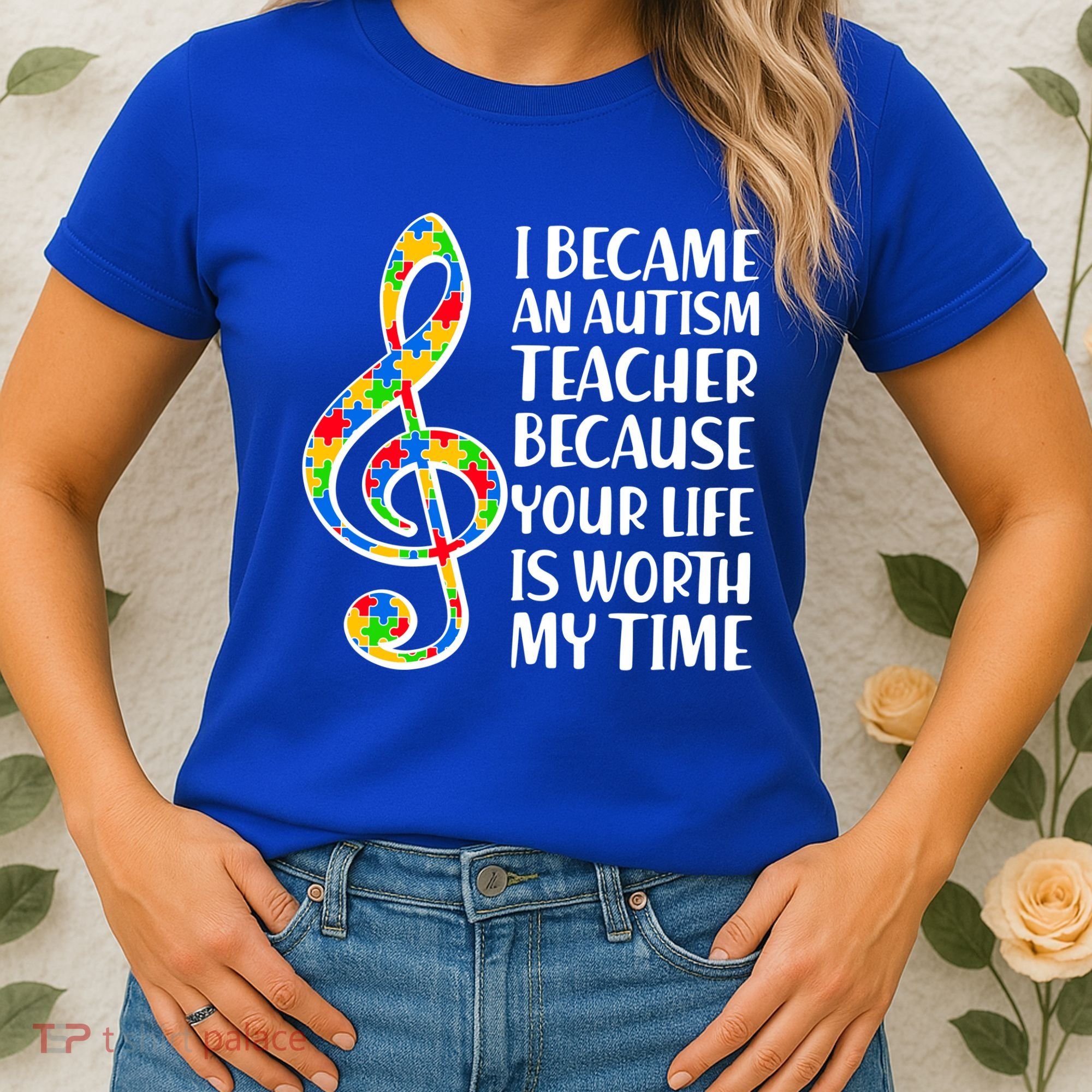 I Became An Autism Teacher For You Women's T-Shirt