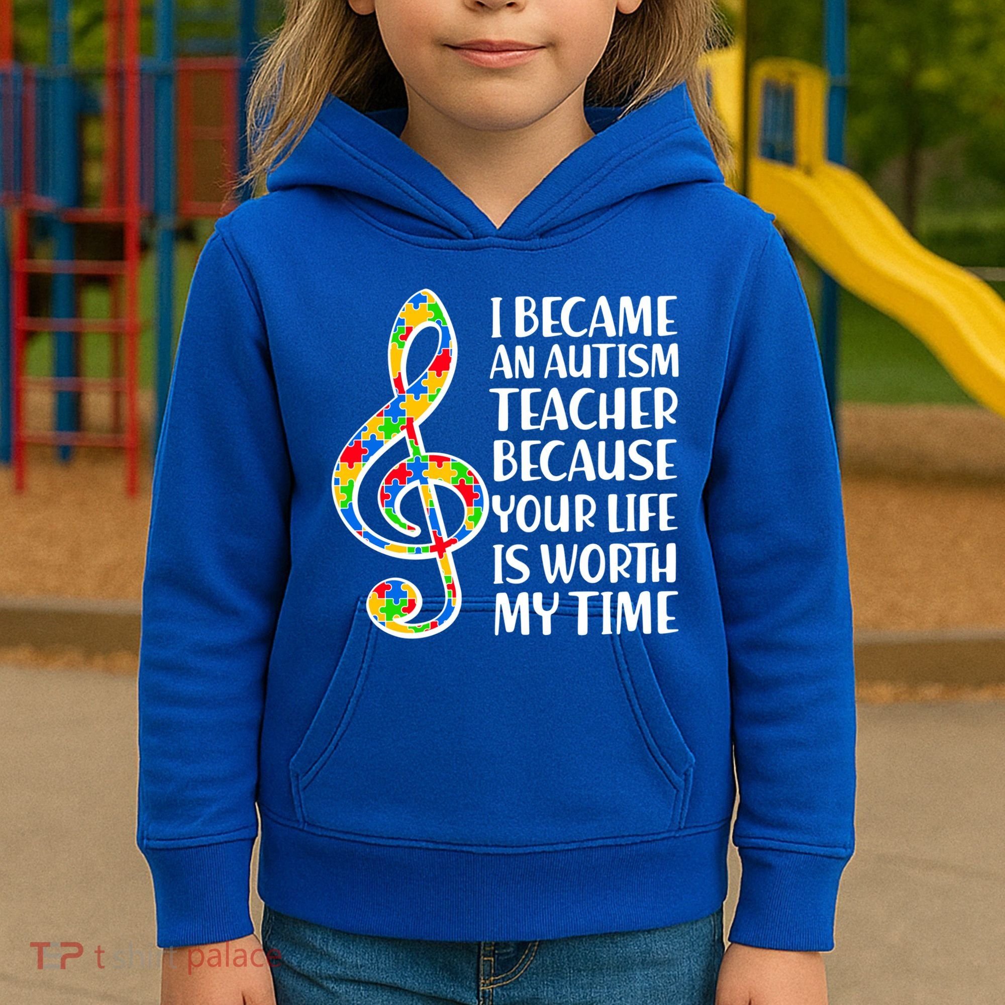 I Became An Autism Teacher For You Kids Hoodie