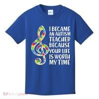 I Became An Autism Teacher For You Kids T-Shirt thumb 0