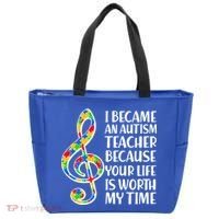 I Became An Autism Teacher For You Tote Bag thumb 0