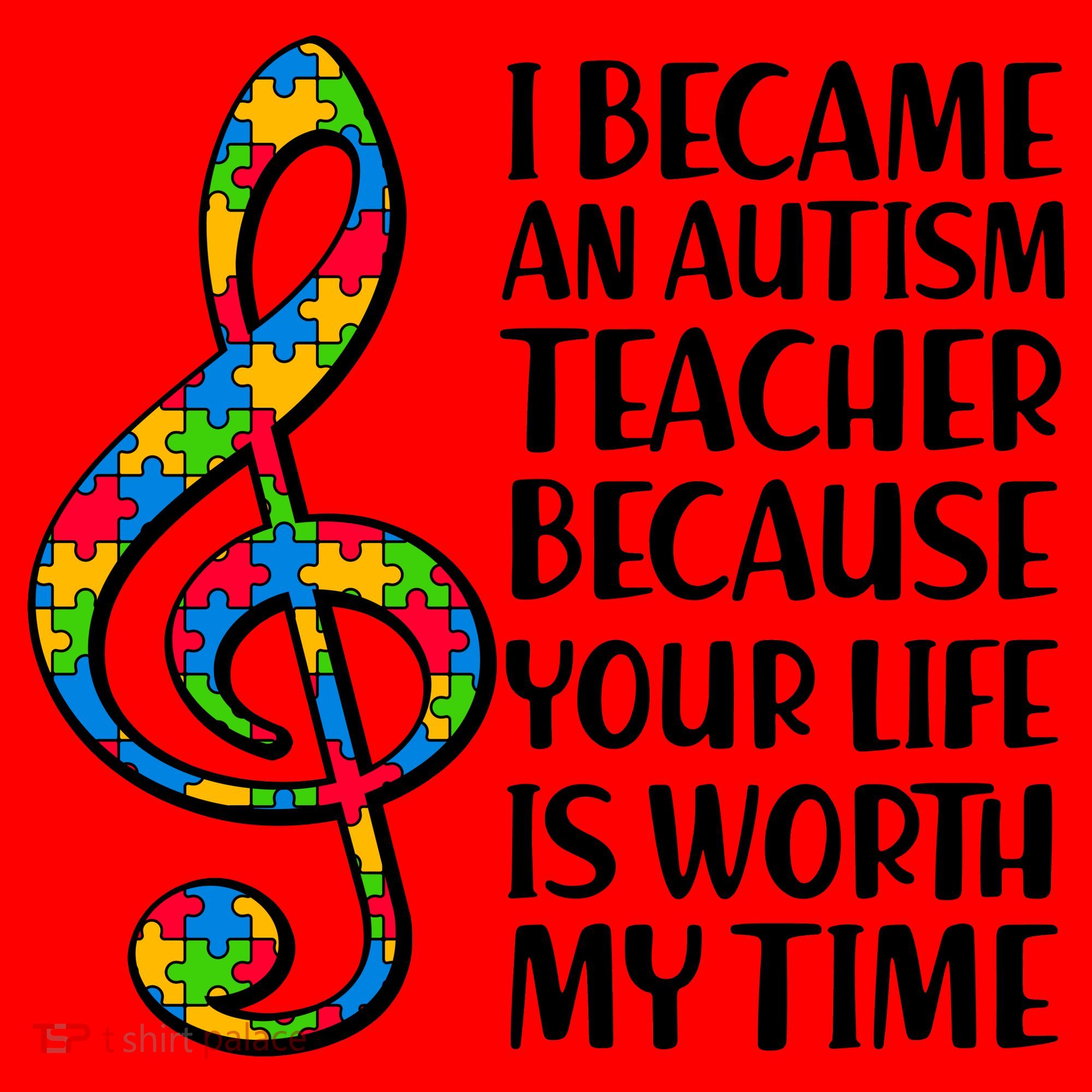 I Became An Autism Teacher For You Santa Hat