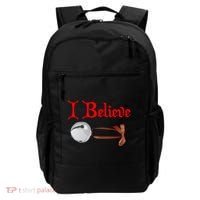 I Believe Christmas Bell Backpack thumb 0