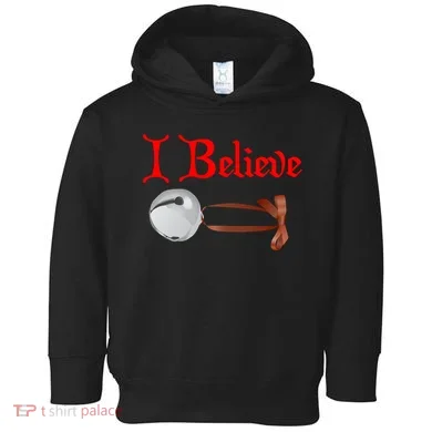 I Believe Christmas Bell Toddler Hoodie