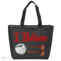 I Believe Christmas Bell Tote Bag thumb 0
