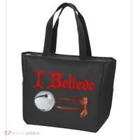 I Believe Christmas Bell Tote Bag thumb 3