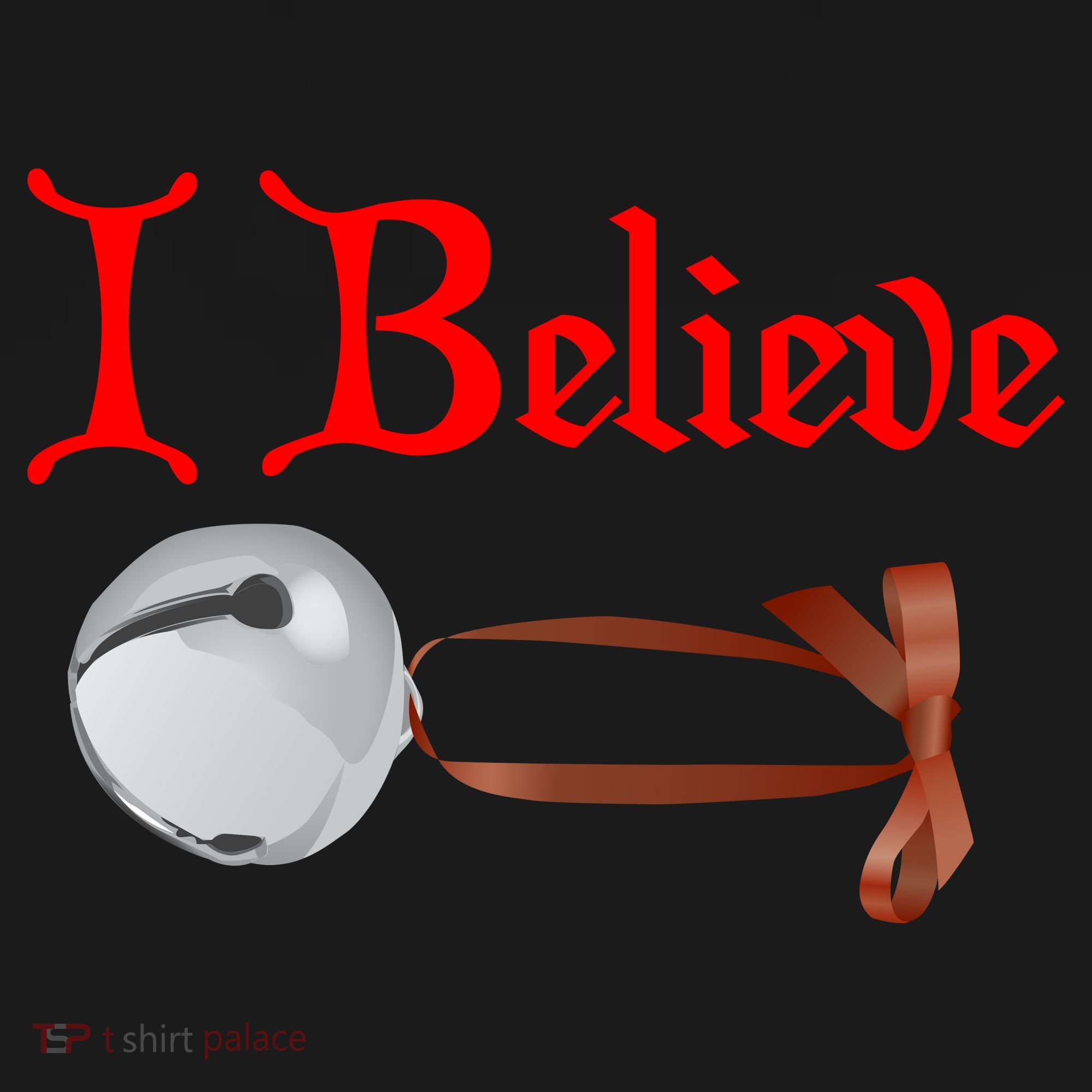 I Believe Christmas Bell Tote Bag