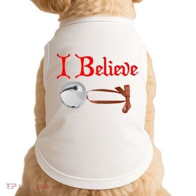I Believe Christmas Bell Doggie Tank
