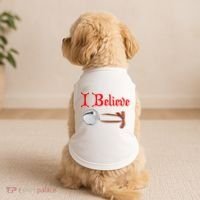 I Believe Christmas Bell Doggie Tank thumb 2