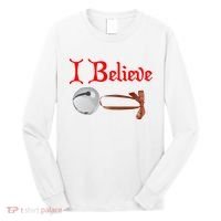 I Believe Christmas Bell Long Sleeve Shirt thumb 0