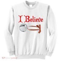 I Believe Christmas Bell Sweatshirt thumb 0