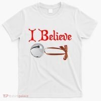 I Believe Christmas Bell T-Shirt thumb 0