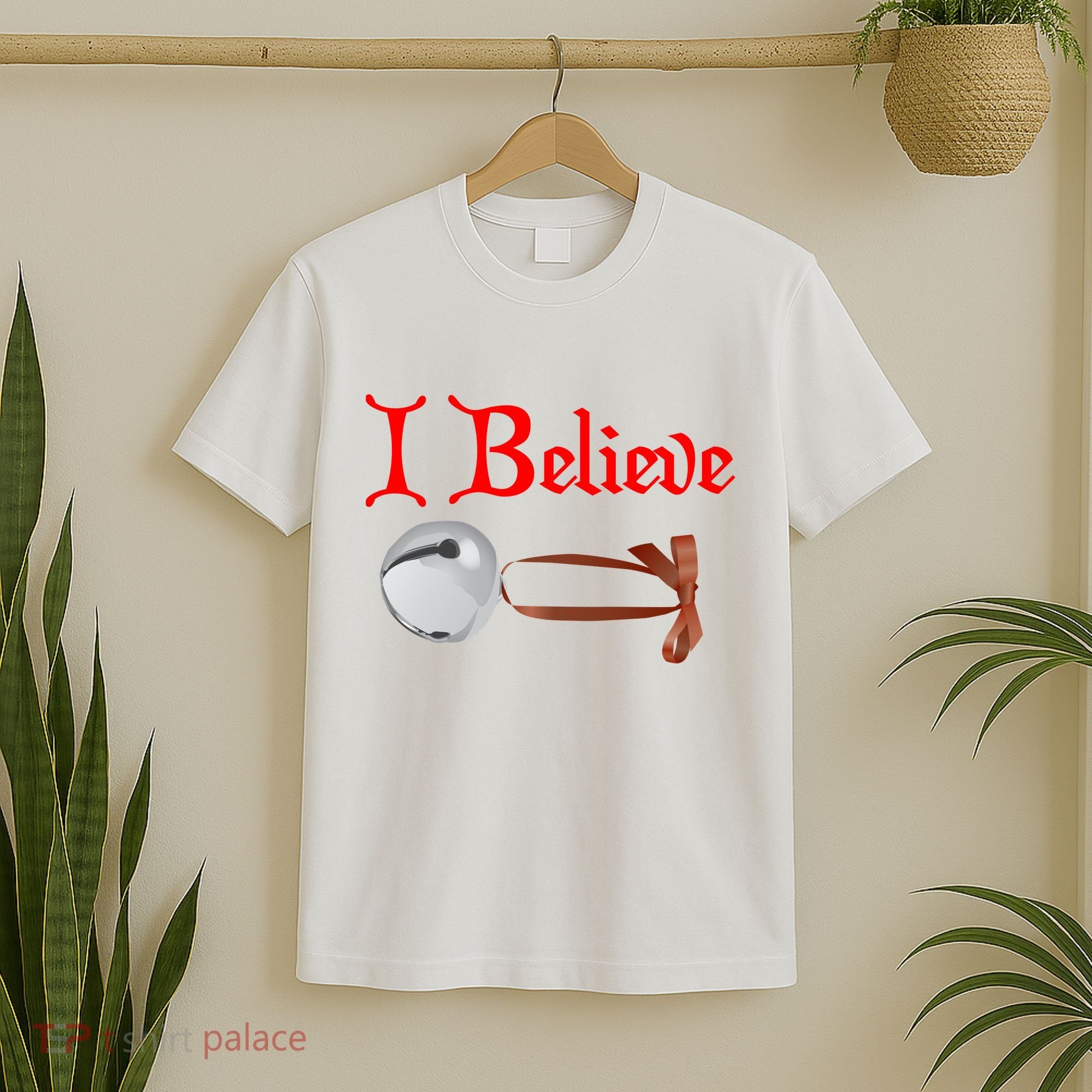 I Believe Christmas Bell T-Shirt